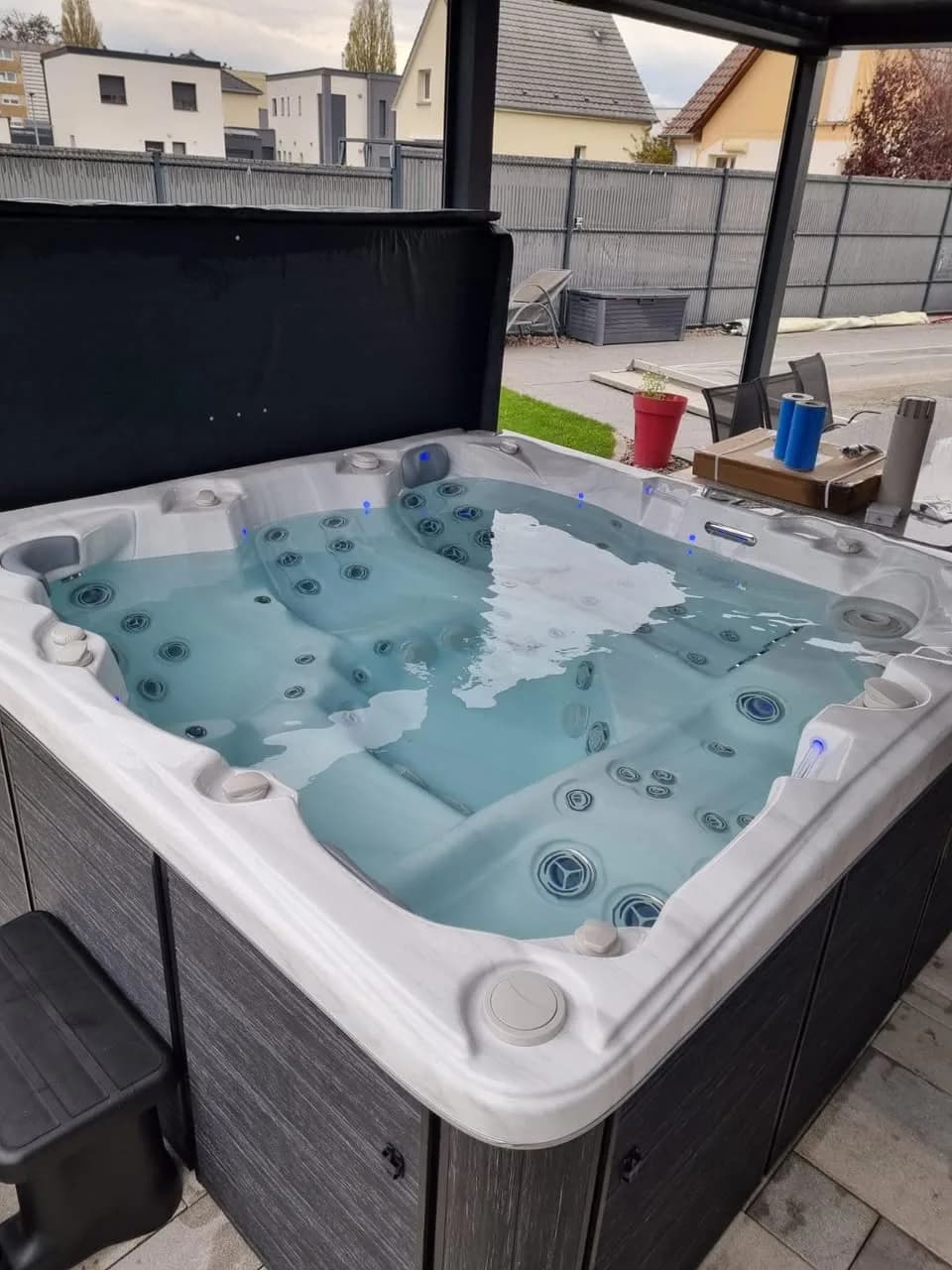 Installation d'un spa Sydney, autre vue du chantier