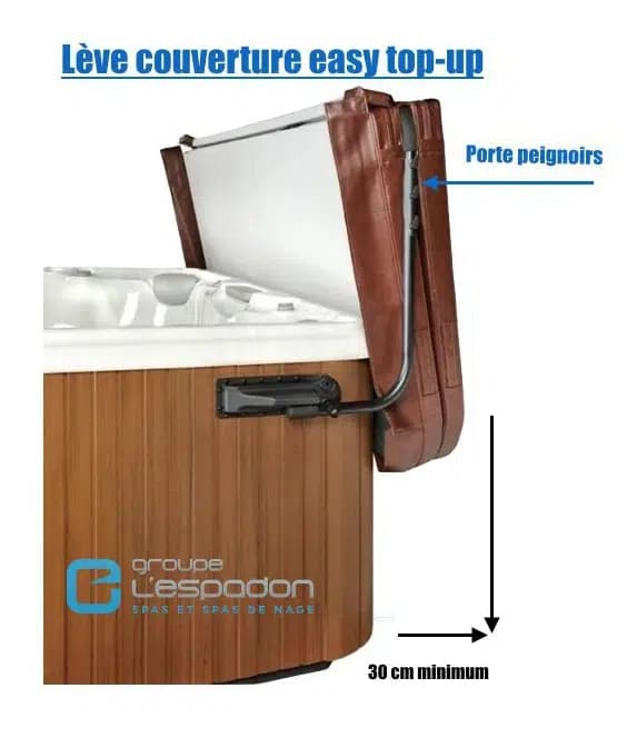 Lève-couverture équipant le spa Montana éco plug & play