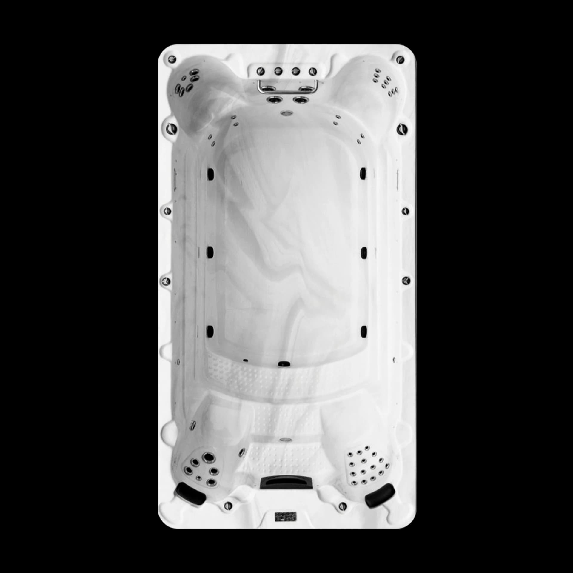 Waterloo 421, spa 4 personnes et + WaterDay Spa, vue de dessus