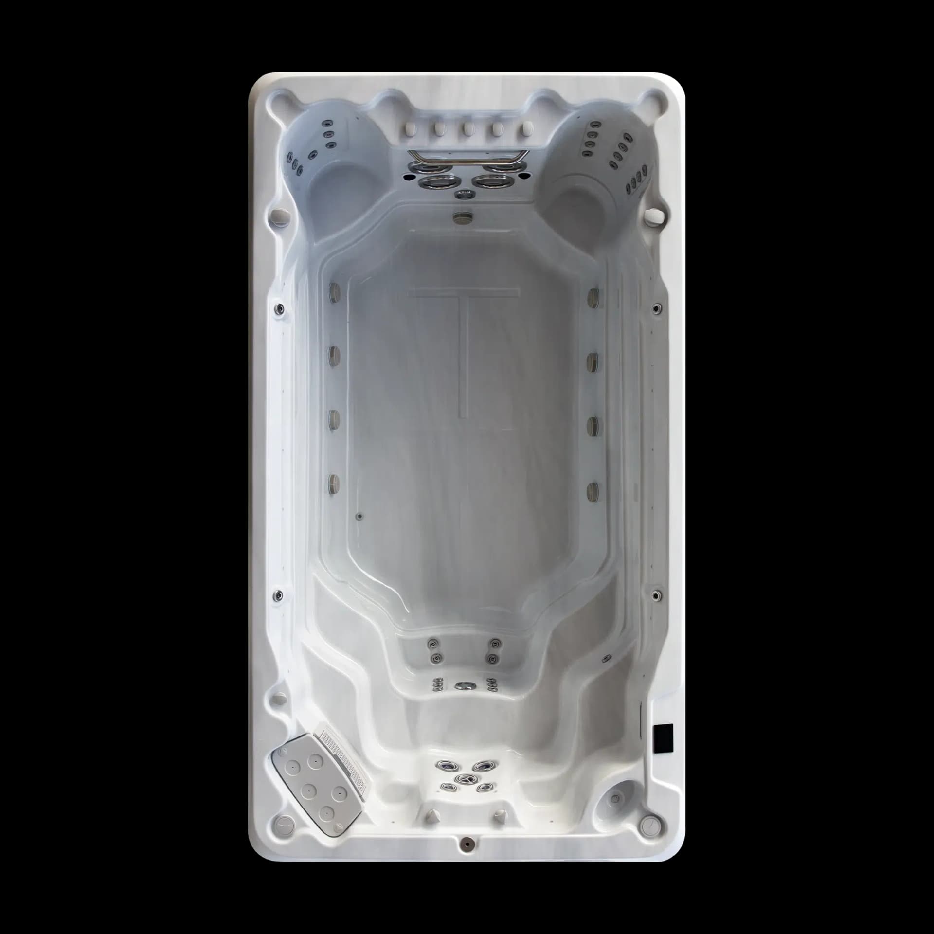Waterloo 410, spa 3 personnes et + WaterDay Spa, vue de dessus