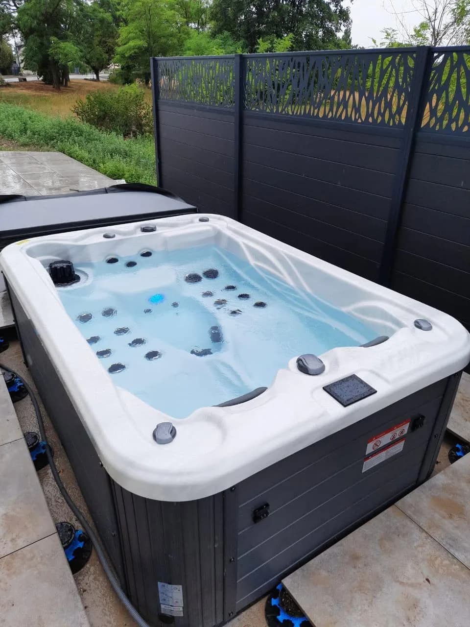 Installation d'un spa Apollon à Bantzenheim, autre vue du chantier