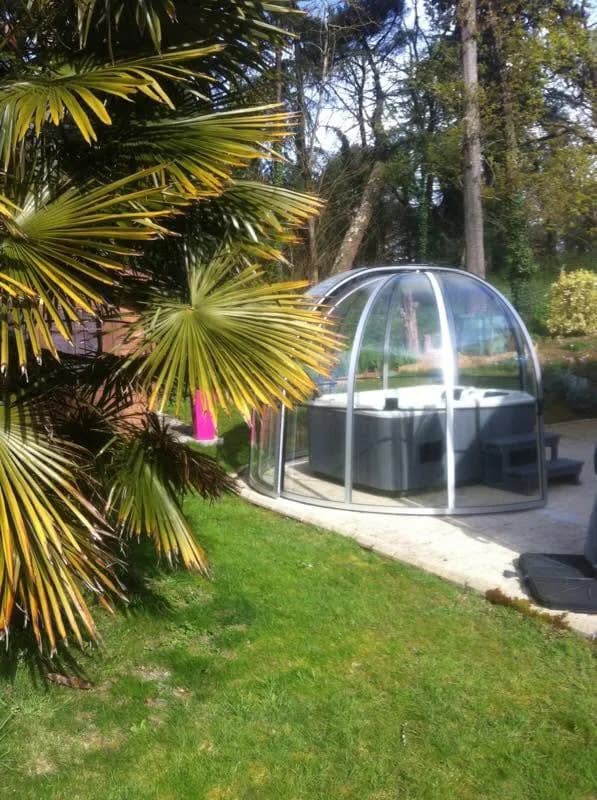 Installation d'un spa Apollon à Nantes, autre vue du chantier