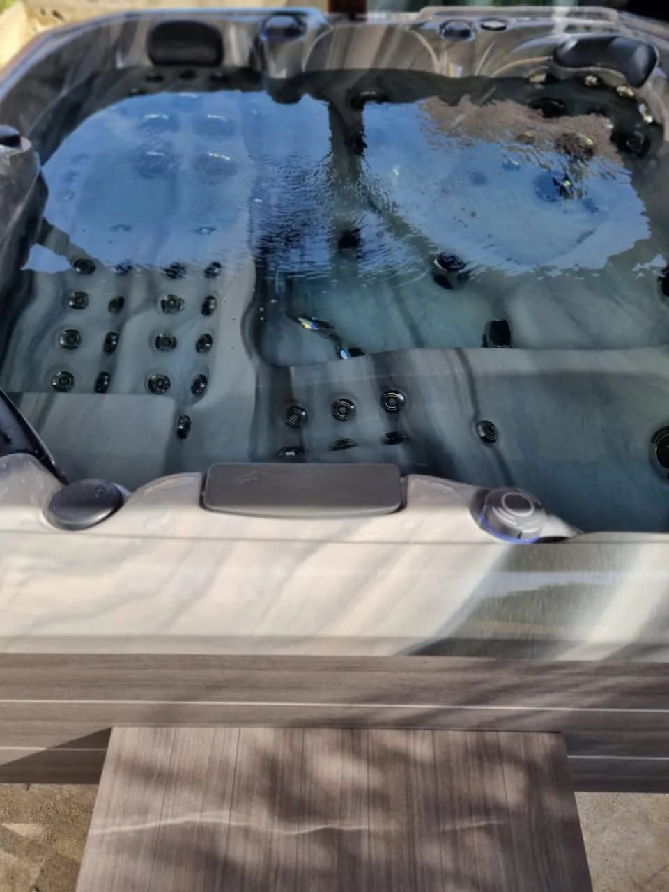 Installation d'un spa Barcelona à Dannemarie, autre vue du chantier