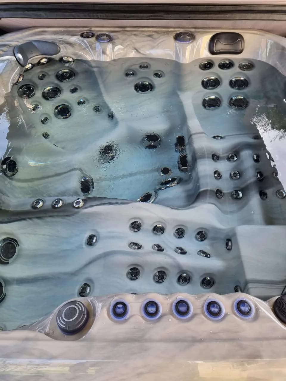 Installation d'un spa Barcelona à Dannemarie, autre vue du chantier