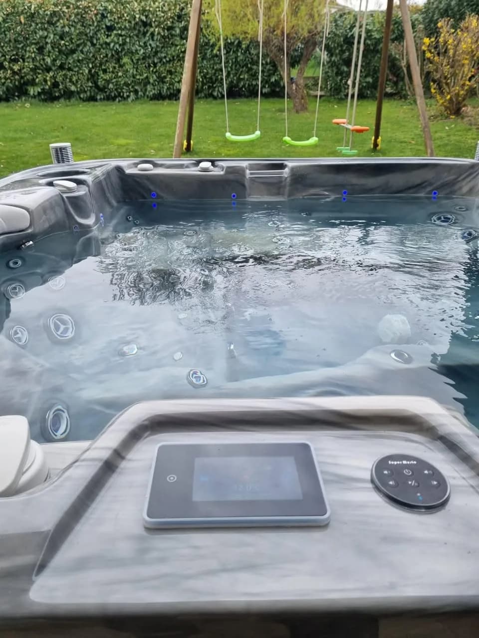 Installation d'un spa Bjørgan à Hochstatt, autre vue du chantier