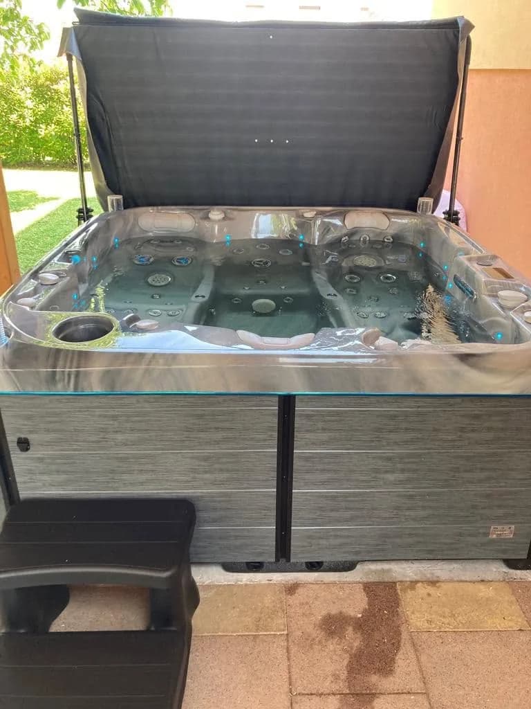 Installation d'un spa Bjørgan à Illfurth, autre vue du chantier