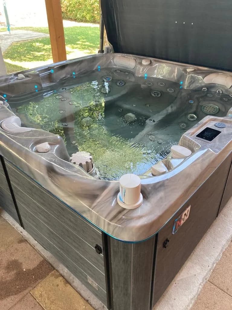 Installation d'un spa Bjørgan à Illfurth, autre vue du chantier