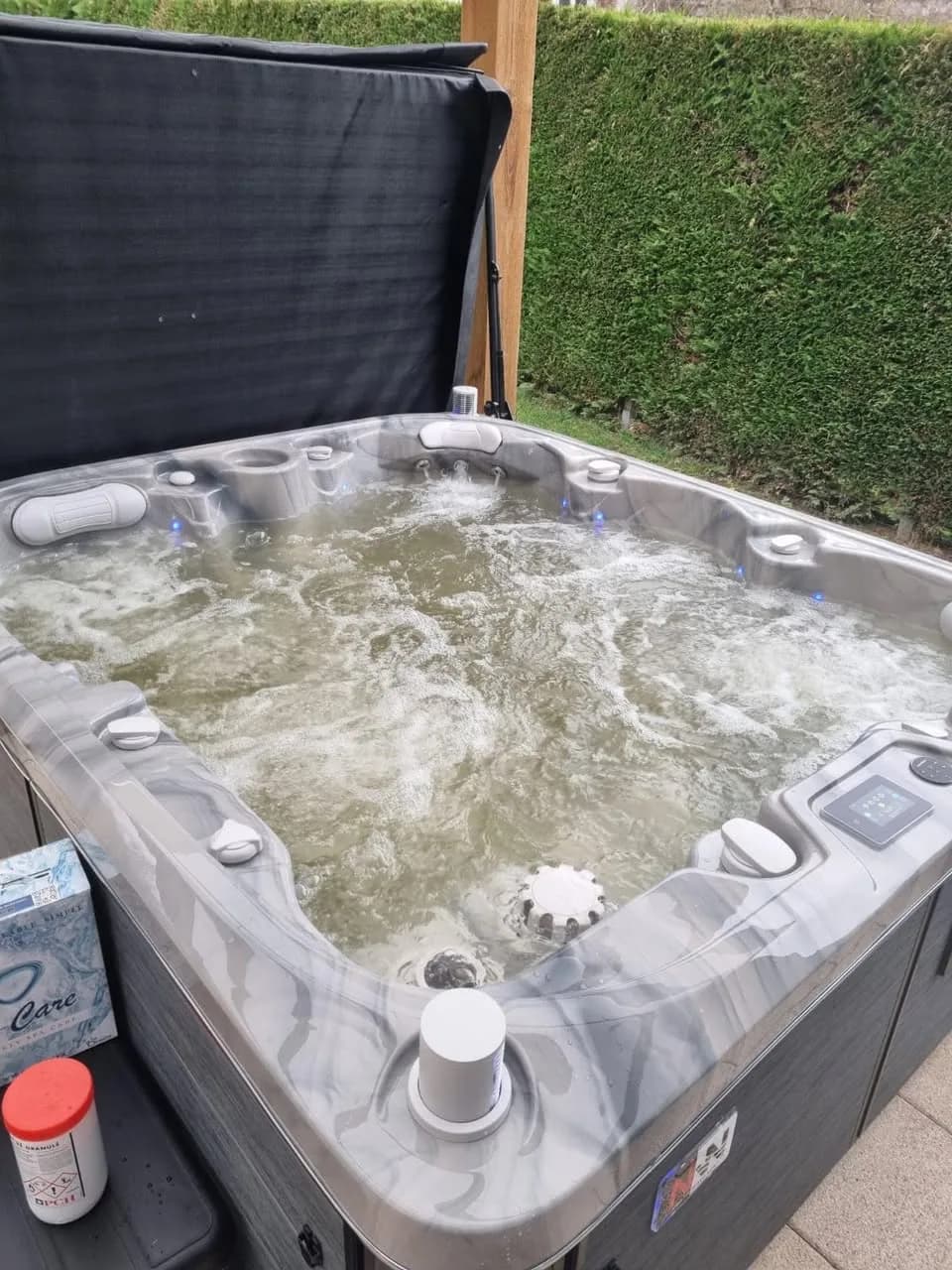 Installation d'un spa Bjørgan à Oderen, autre vue du chantier