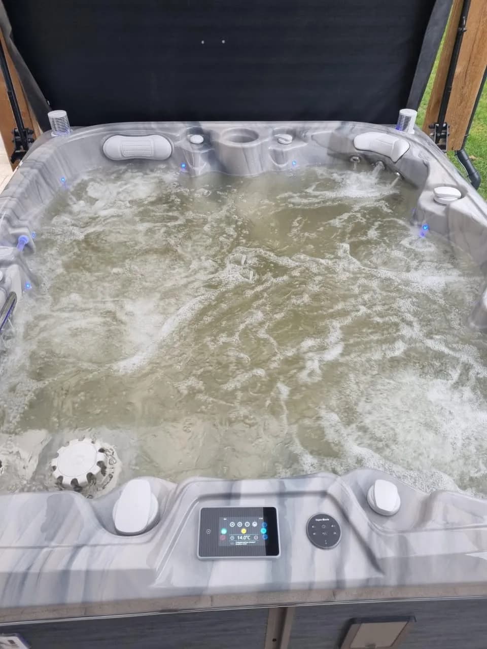 Installation d'un spa Bjørgan à Oderen, autre vue du chantier