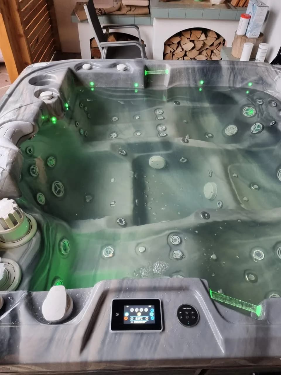 Installation d'un spa Bjørgan à Raedersheim, autre vue du chantier