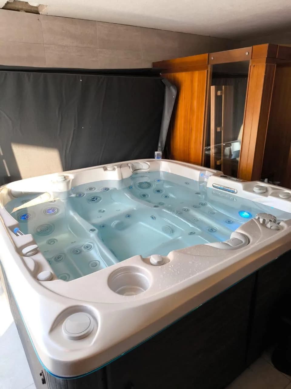 Installation d'un spa Bjørgan à Ruelisheim, autre vue du chantier