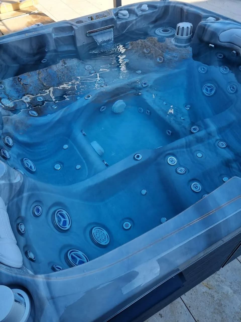 Installation d'un spa Bjørgan à Soppe-le-Bas, autre vue du chantier