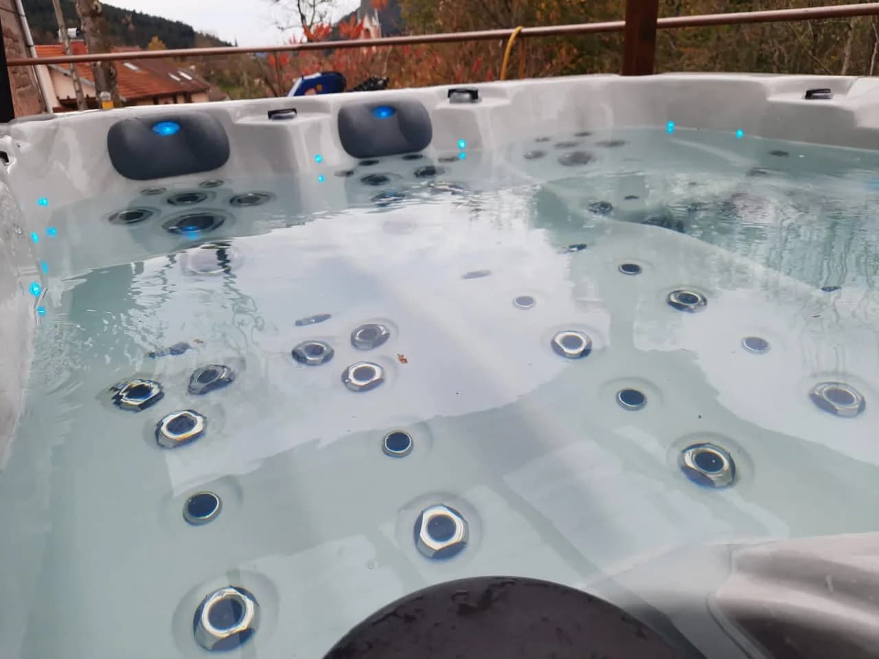 Installation d'un spa Burlington en Meurthe-et-Moselle, autre vue du chantier