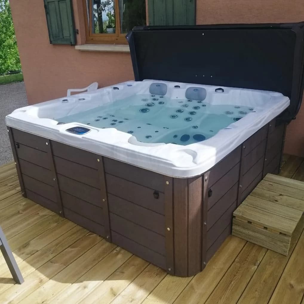 Installation d'un spa Burlington à Uffholtz, autre vue du chantier