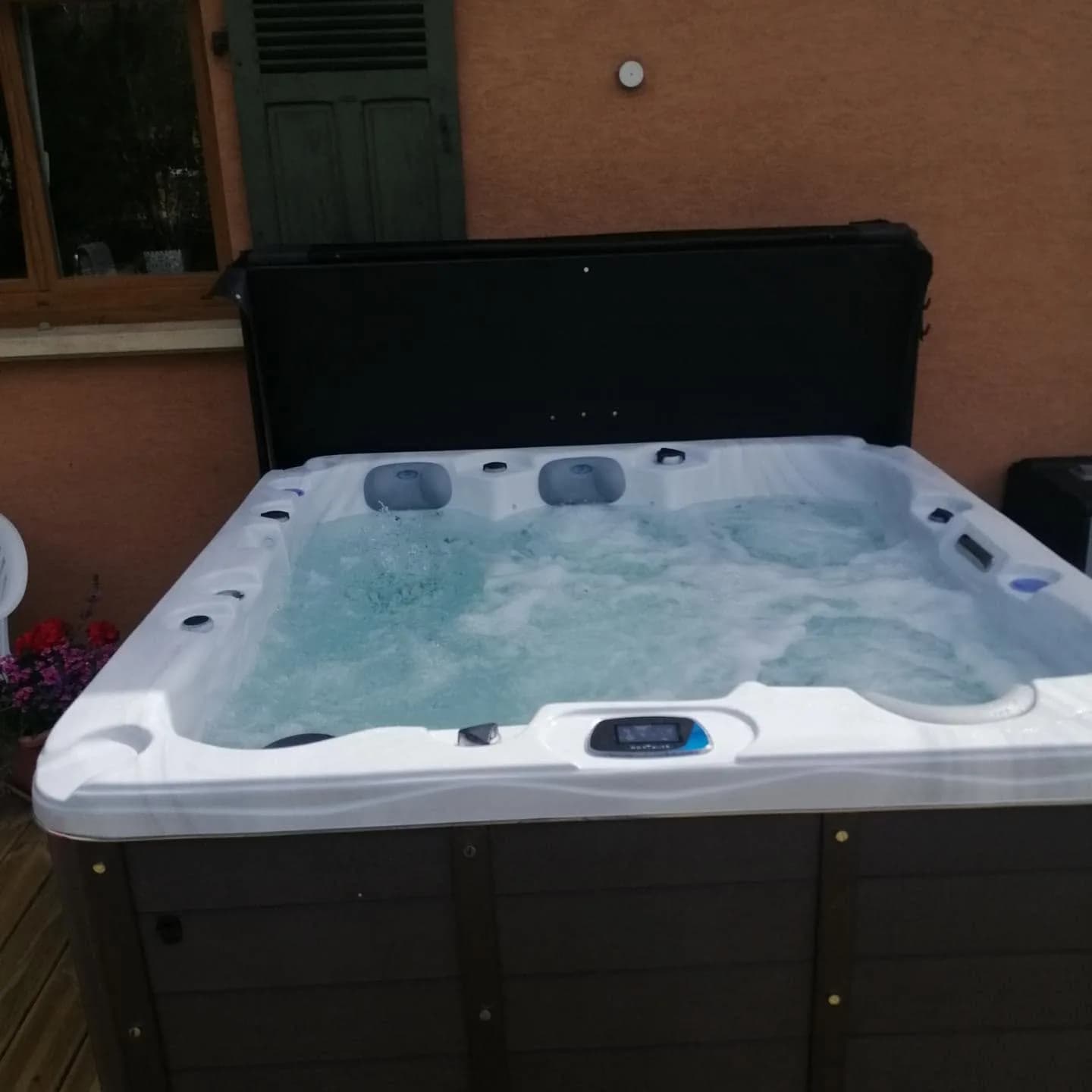Installation d'un spa Burlington à Uffholtz, autre vue du chantier