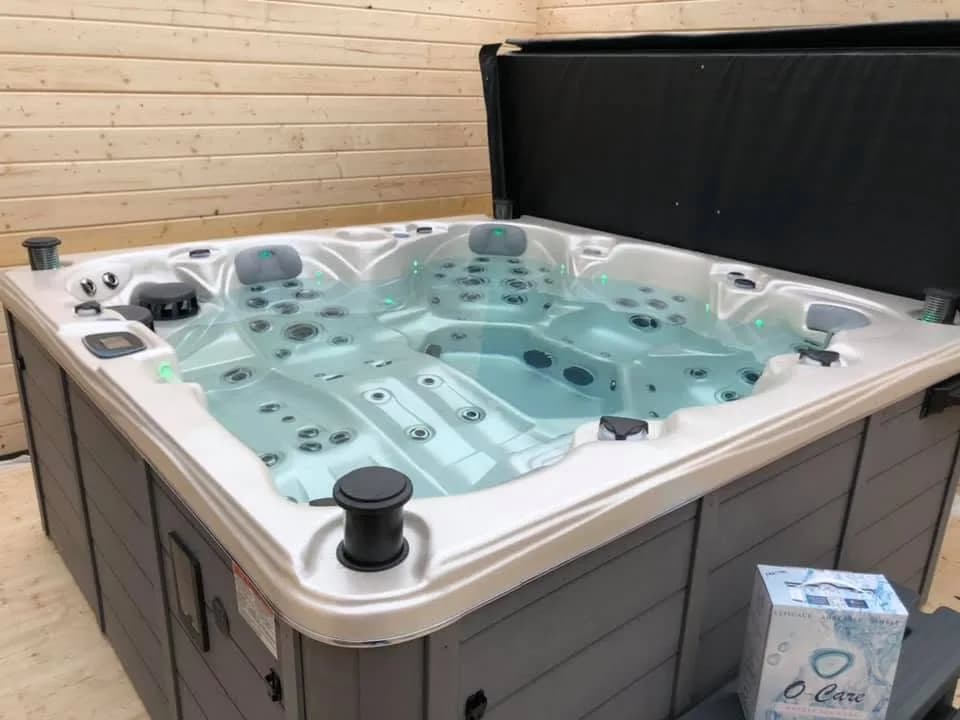 Installation d'un spa Cambridge Duel Full option à Ohlungen, autre vue du chantier