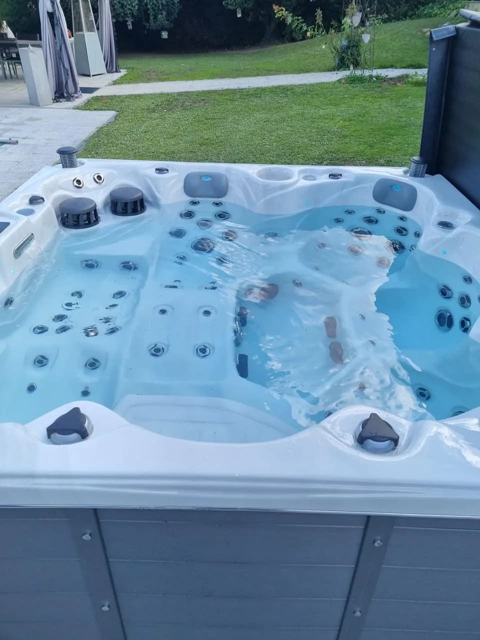 Installation d'un spa Cambridge à Eschentzwiller, autre vue du chantier