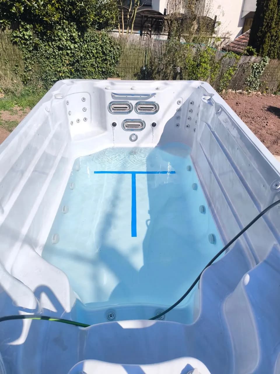 Installation d'un spa de nage Førde 410 à Jungholtz, autre vue du chantier