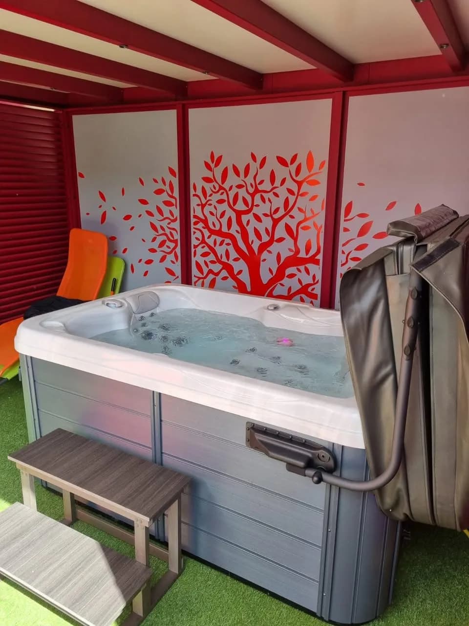 Installation d'un spa Ecoline 690 à Richwiller, autre vue du chantier