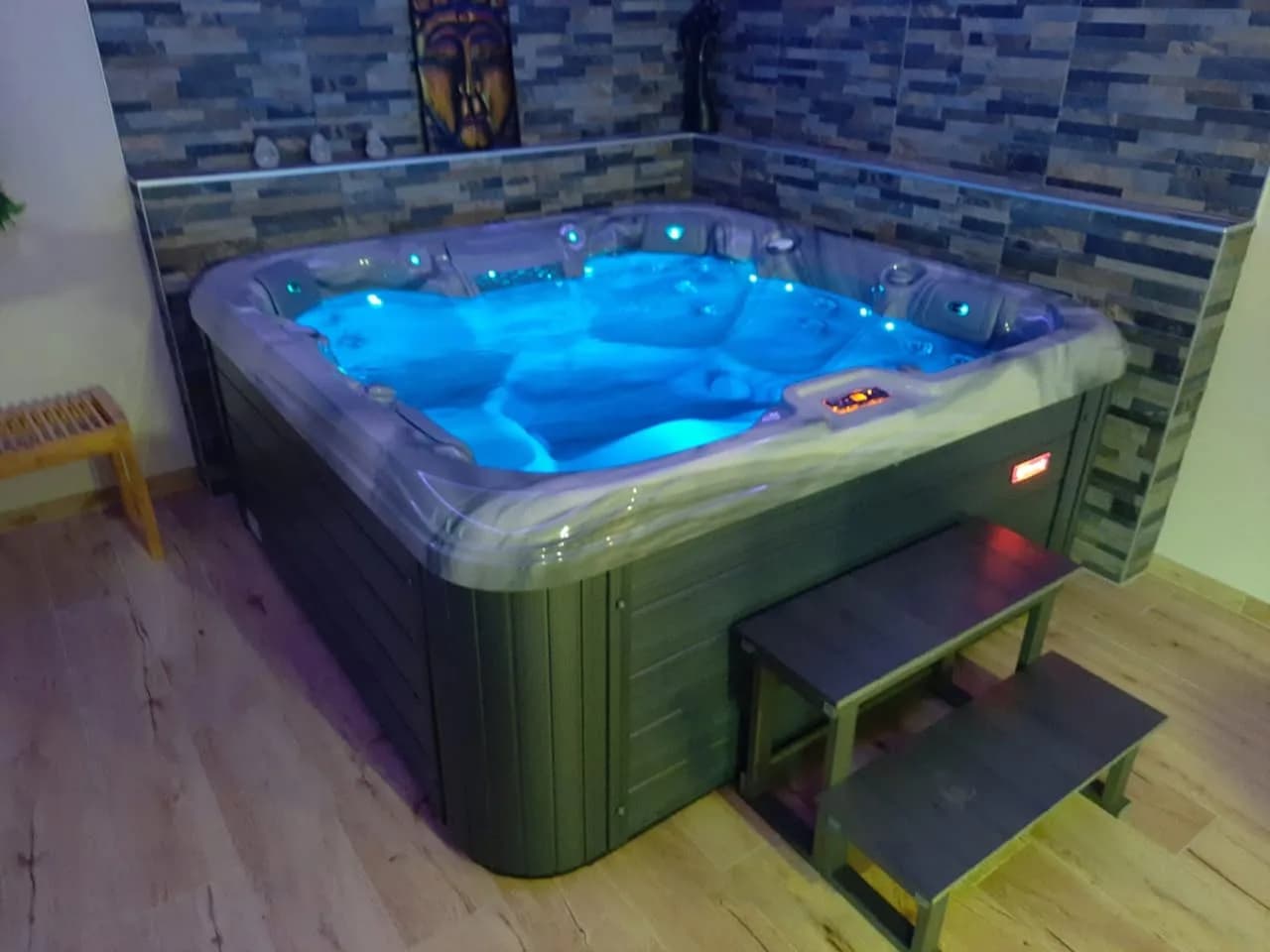 Installation d'un spa Hydro à Aspach-le-Bas, autre vue du chantier