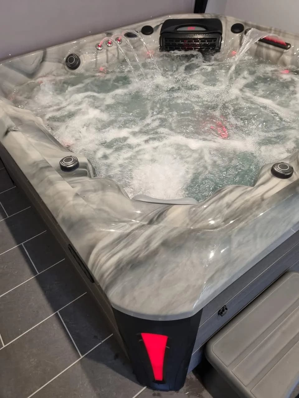 Installation d'un spa Kenya à Cernay, autre vue du chantier