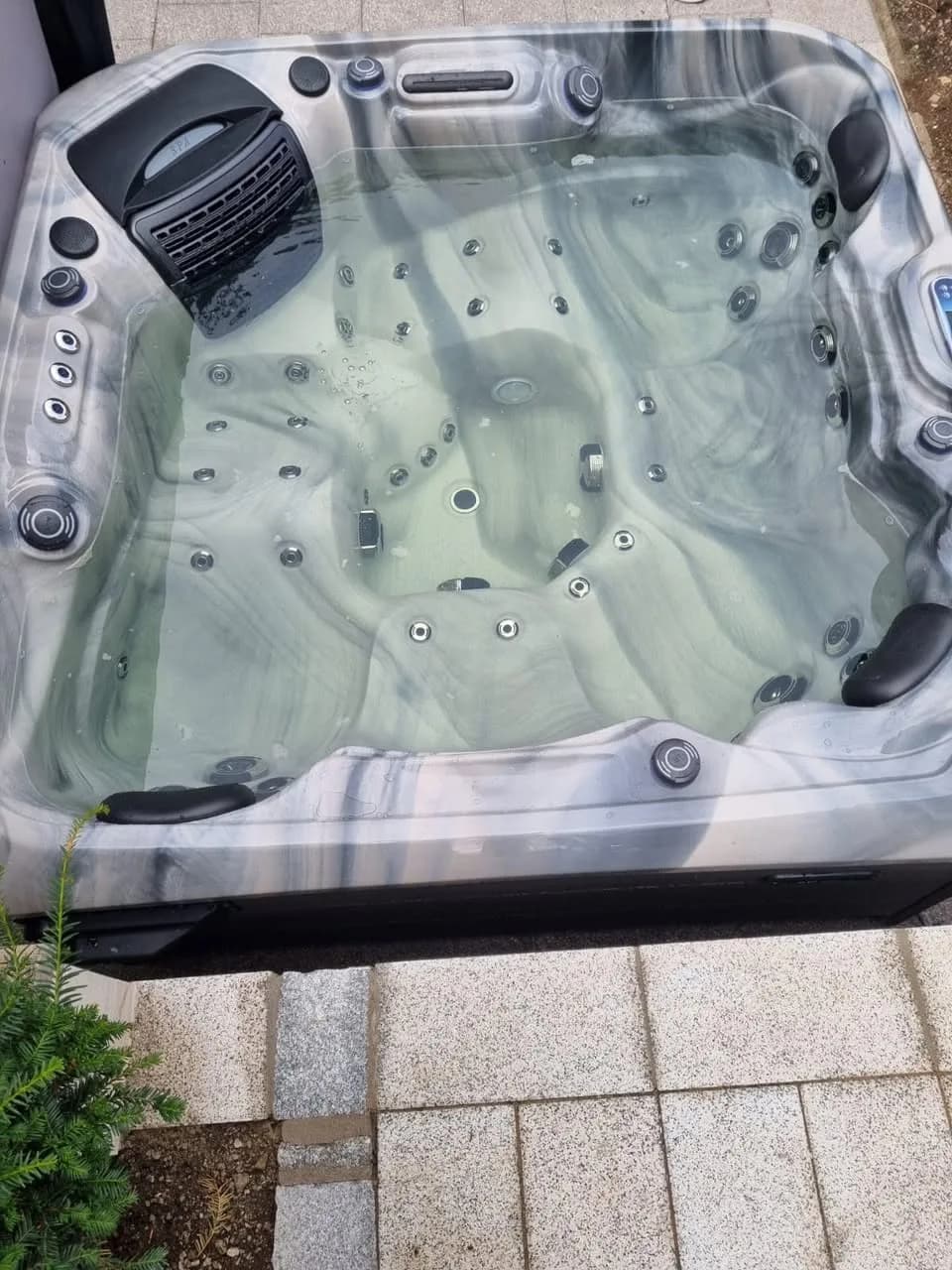 Installation d'un spa Kenya à Fellering, autre vue du chantier