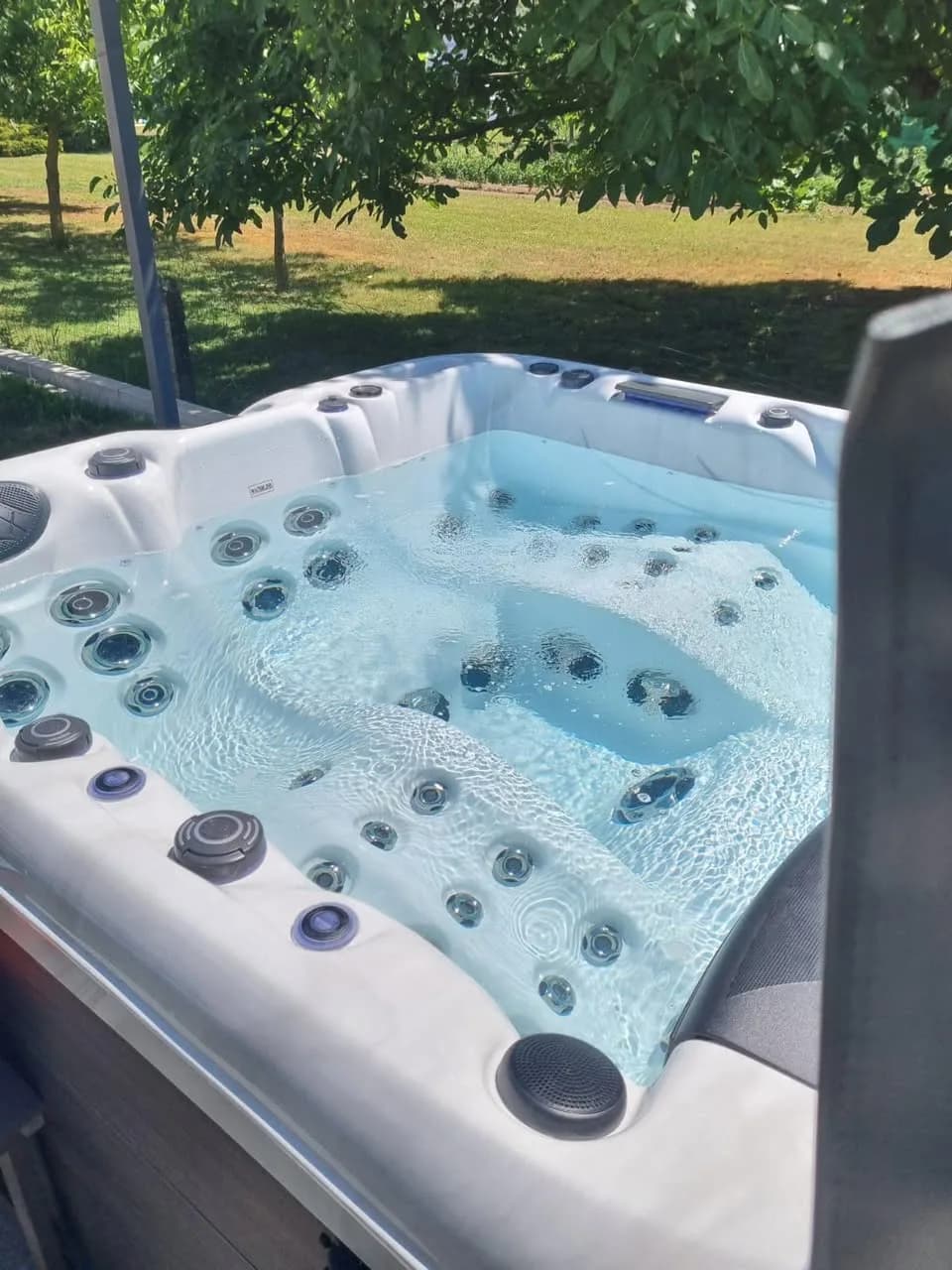 Installation d'un spa Marina à Habsheim, autre vue du chantier