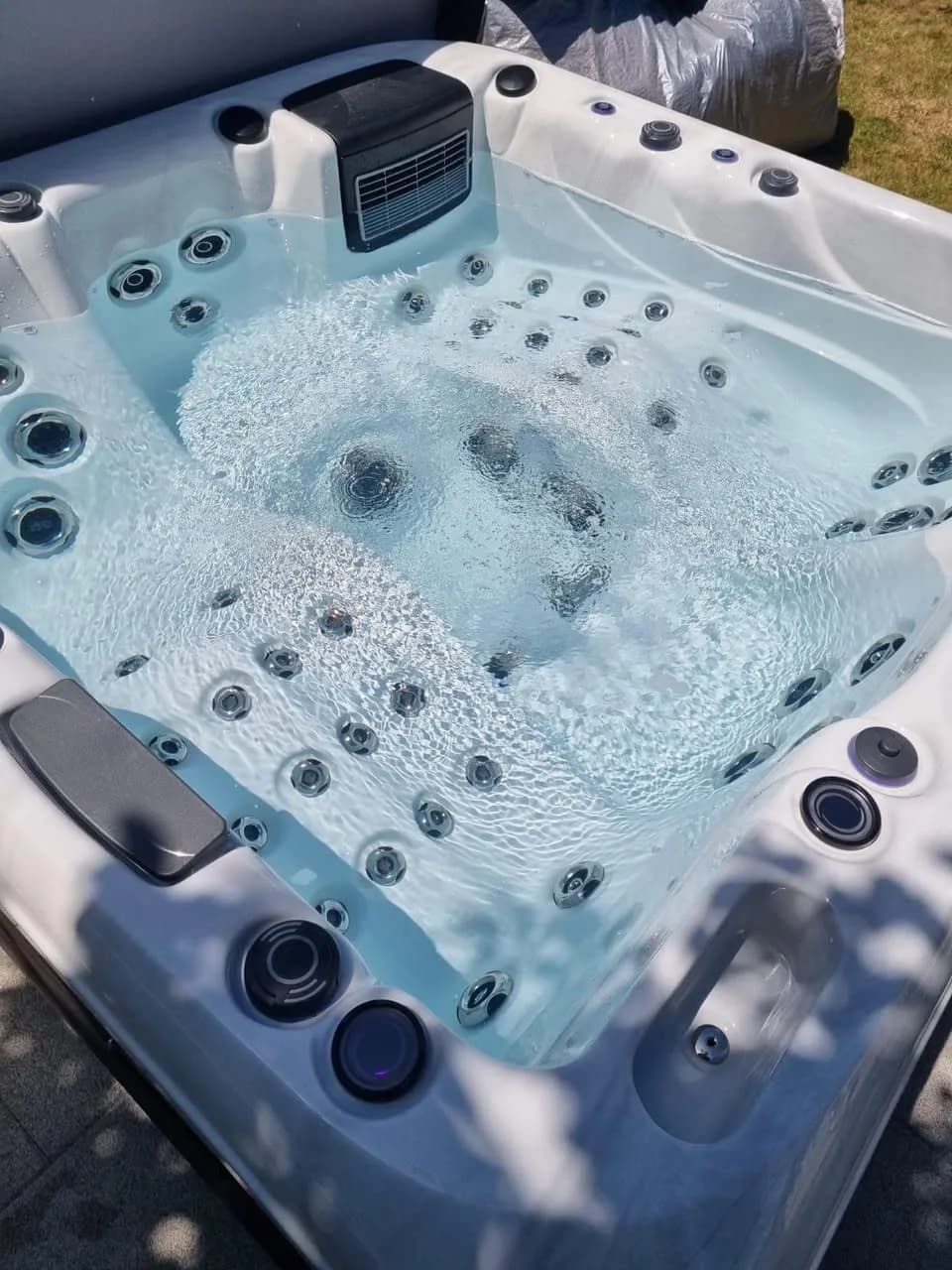 Installation d'un spa Marina à Habsheim, autre vue du chantier
