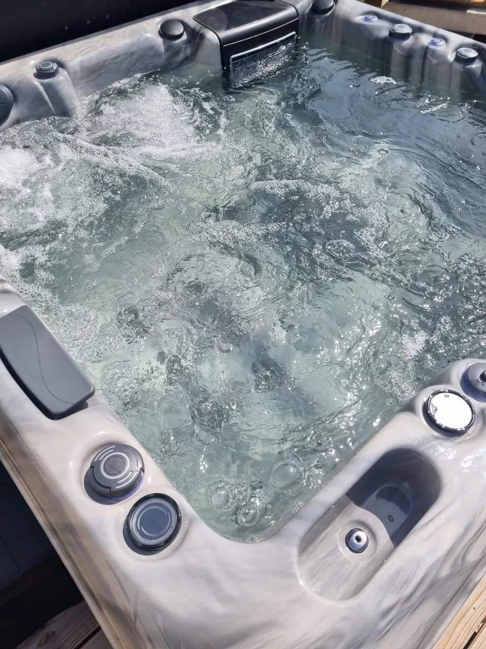 Installation d'un spa Marine à Bourbach-le-Bas, autre vue du chantier