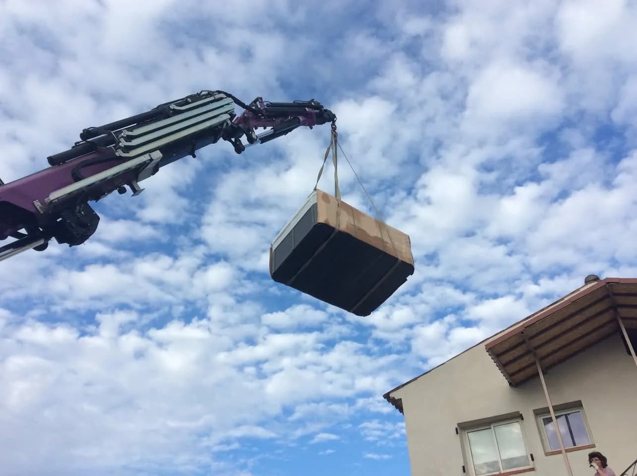 Installation d'un spa Montana à Antibes, autre vue du chantier