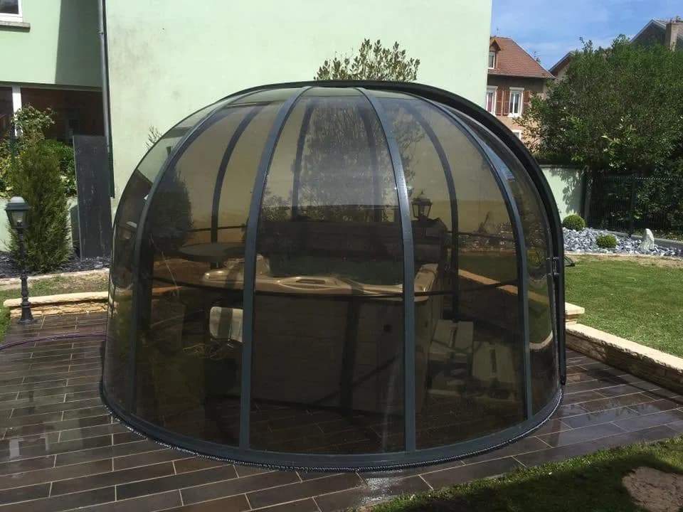 Installation d'un spa Montana à Belfort, autre vue du chantier