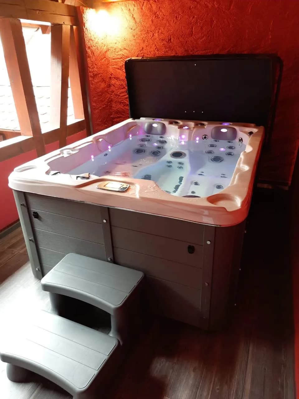 Installation d'un spa Montana à Bischoffsheim, autre vue du chantier