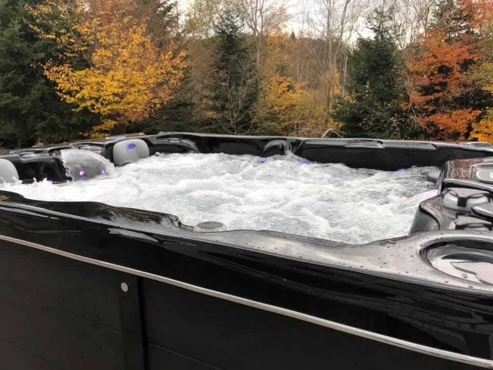 Installation d'un spa Montana à Épinal, autre vue du chantier