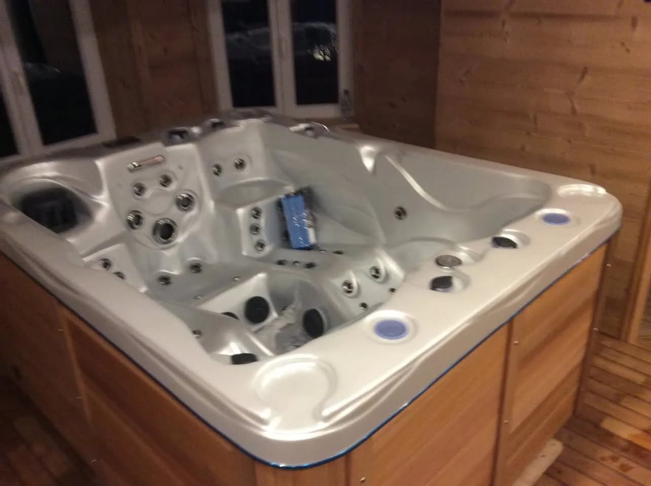 Installation d'un spa Montana à Évian-les-Bains, autre vue du chantier