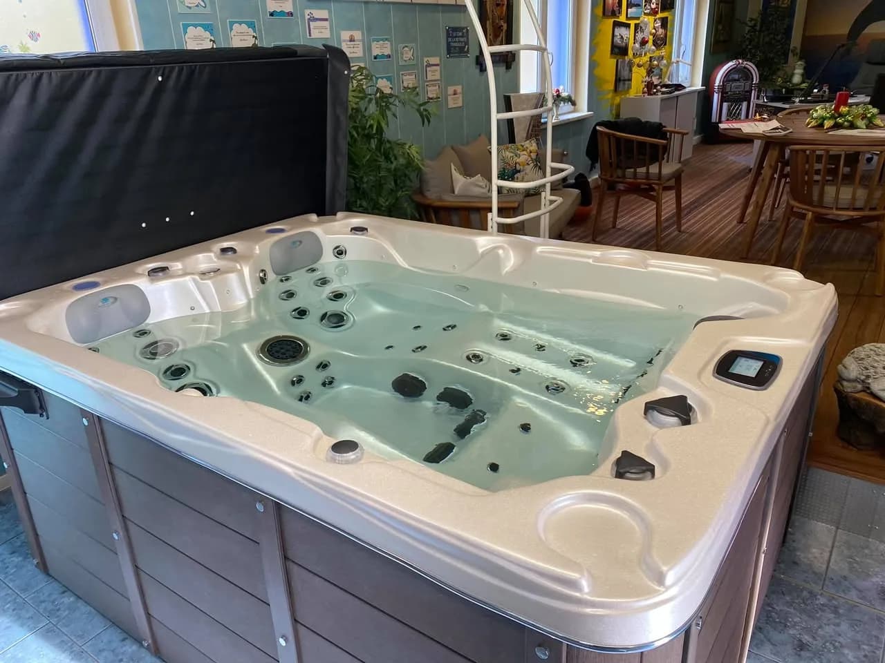 Installation d'un spa Montana à Friesenheim, autre vue du chantier