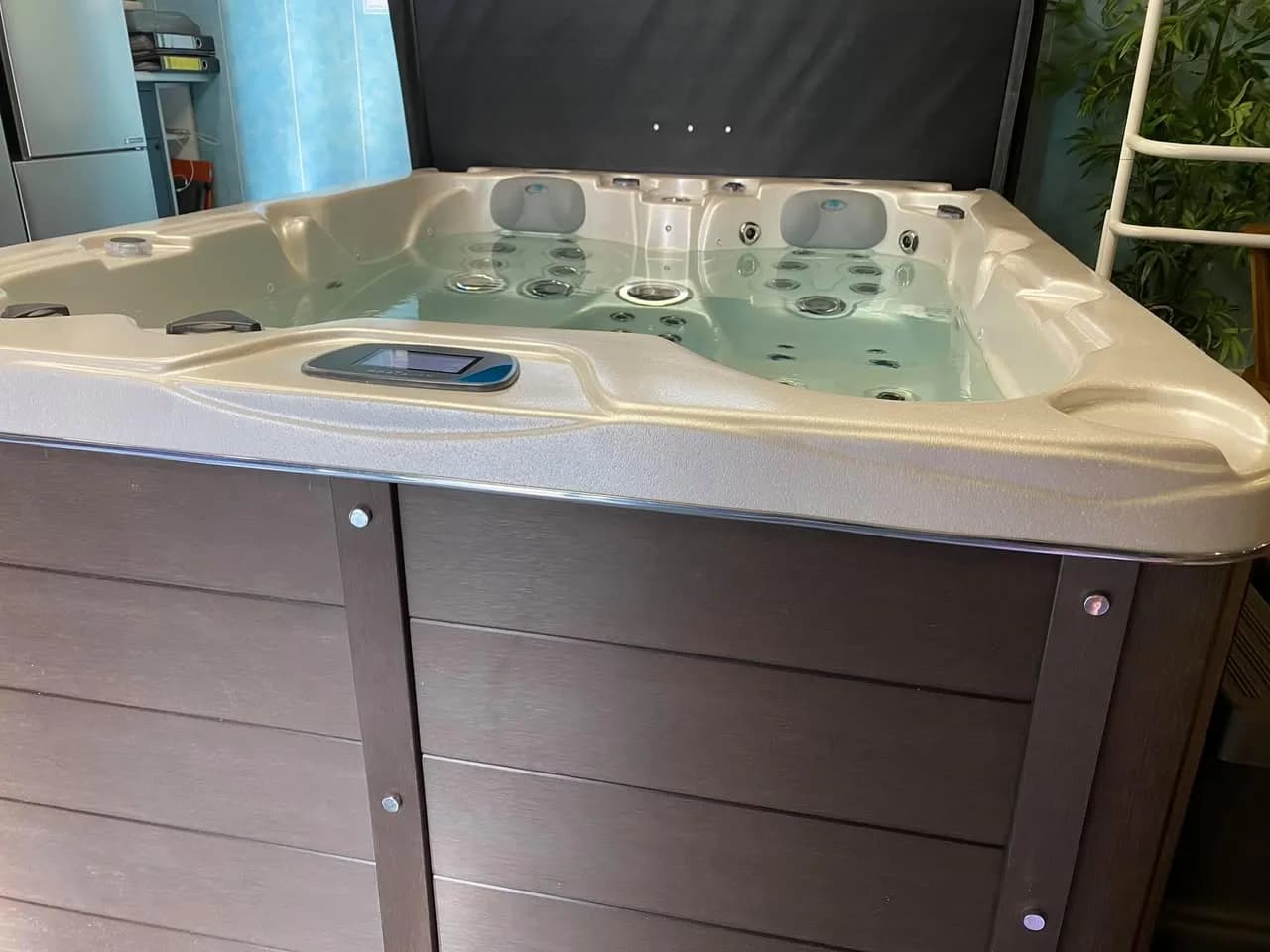 Installation d'un spa Montana à Friesenheim, autre vue du chantier