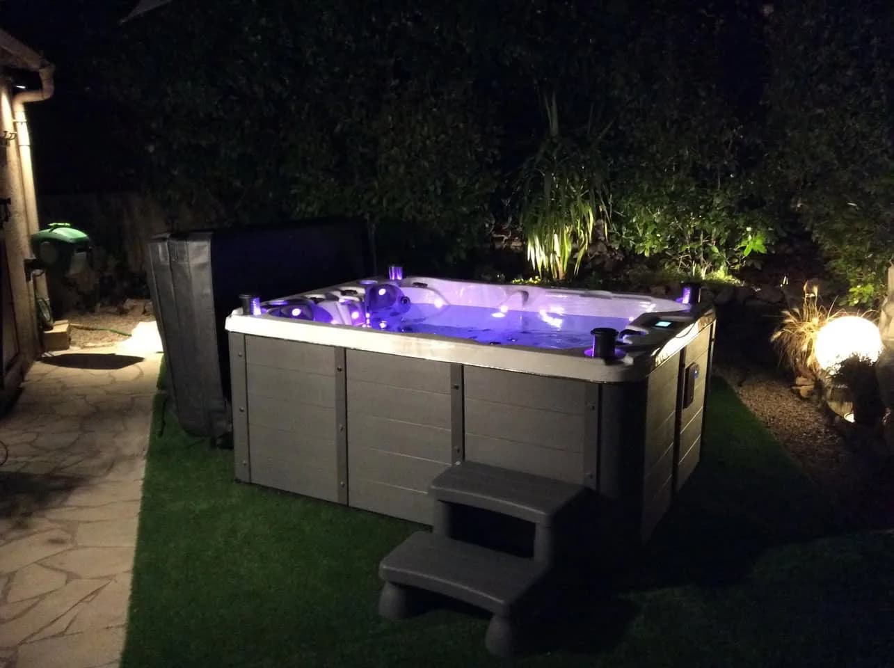 Installation d'un spa Montana Full option à Fayence, autre vue du chantier