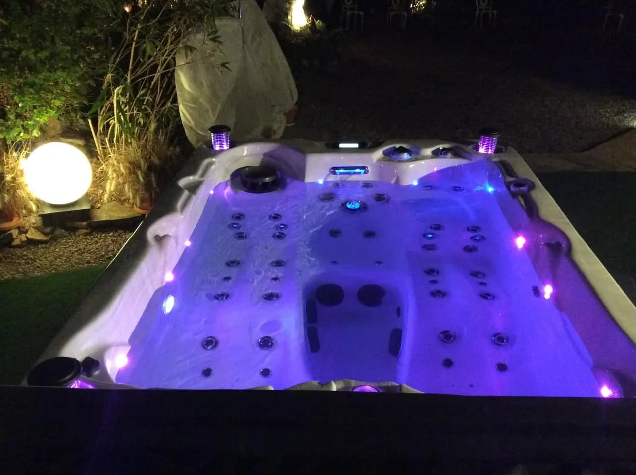 Installation d'un spa Montana Full option à Fayence, autre vue du chantier