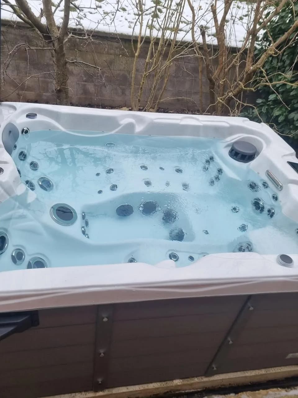 Installation d'un spa Montana à Hirtzbach, autre vue du chantier