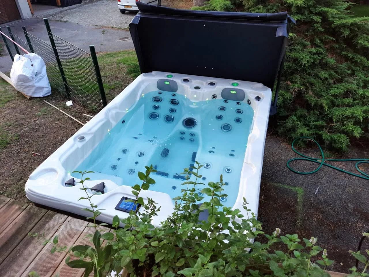 Installation d'un spa Montana à Illfurth, autre vue du chantier
