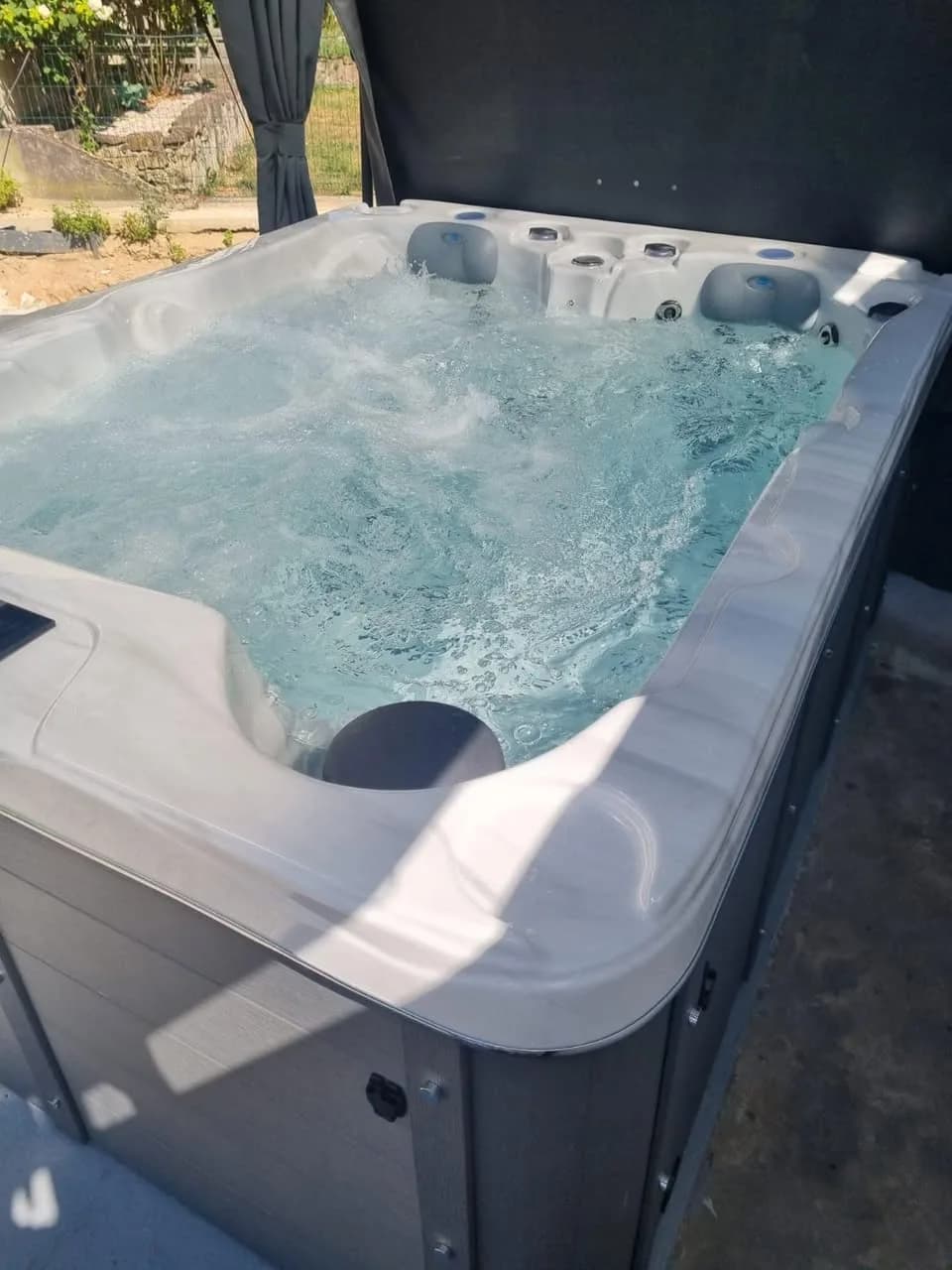 Installation d'un spa Montana à Lingolsheim, autre vue du chantier
