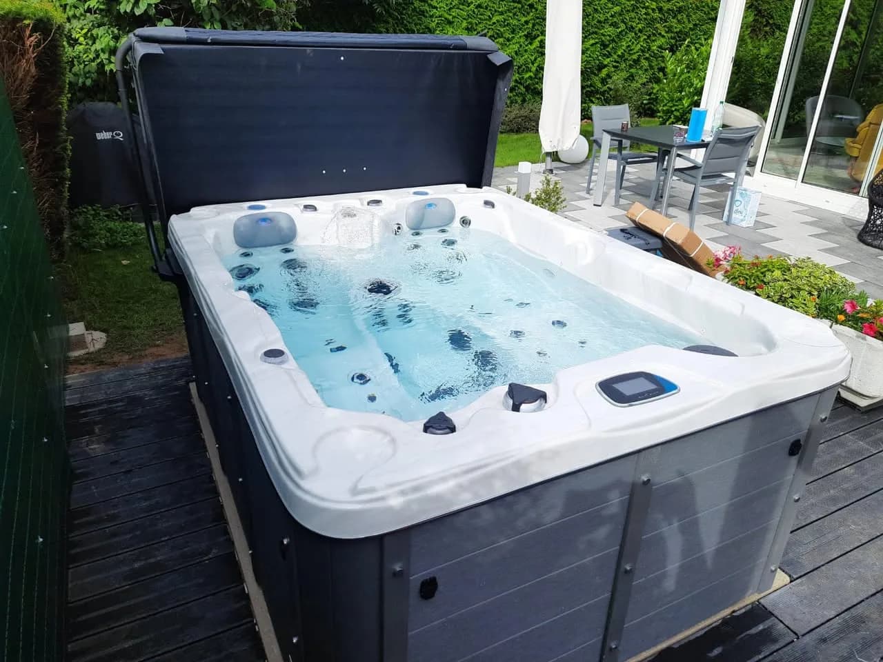 Installation d'un spa Montana à Rixheim, autre vue du chantier