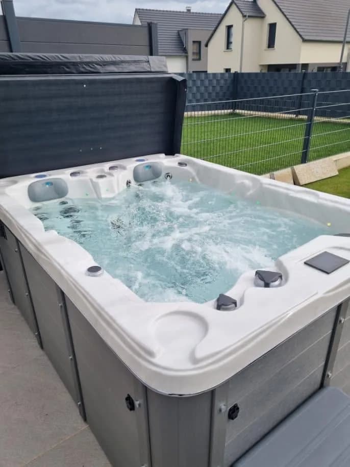 Installation d'un spa Montana à Weyersheim, autre vue du chantier