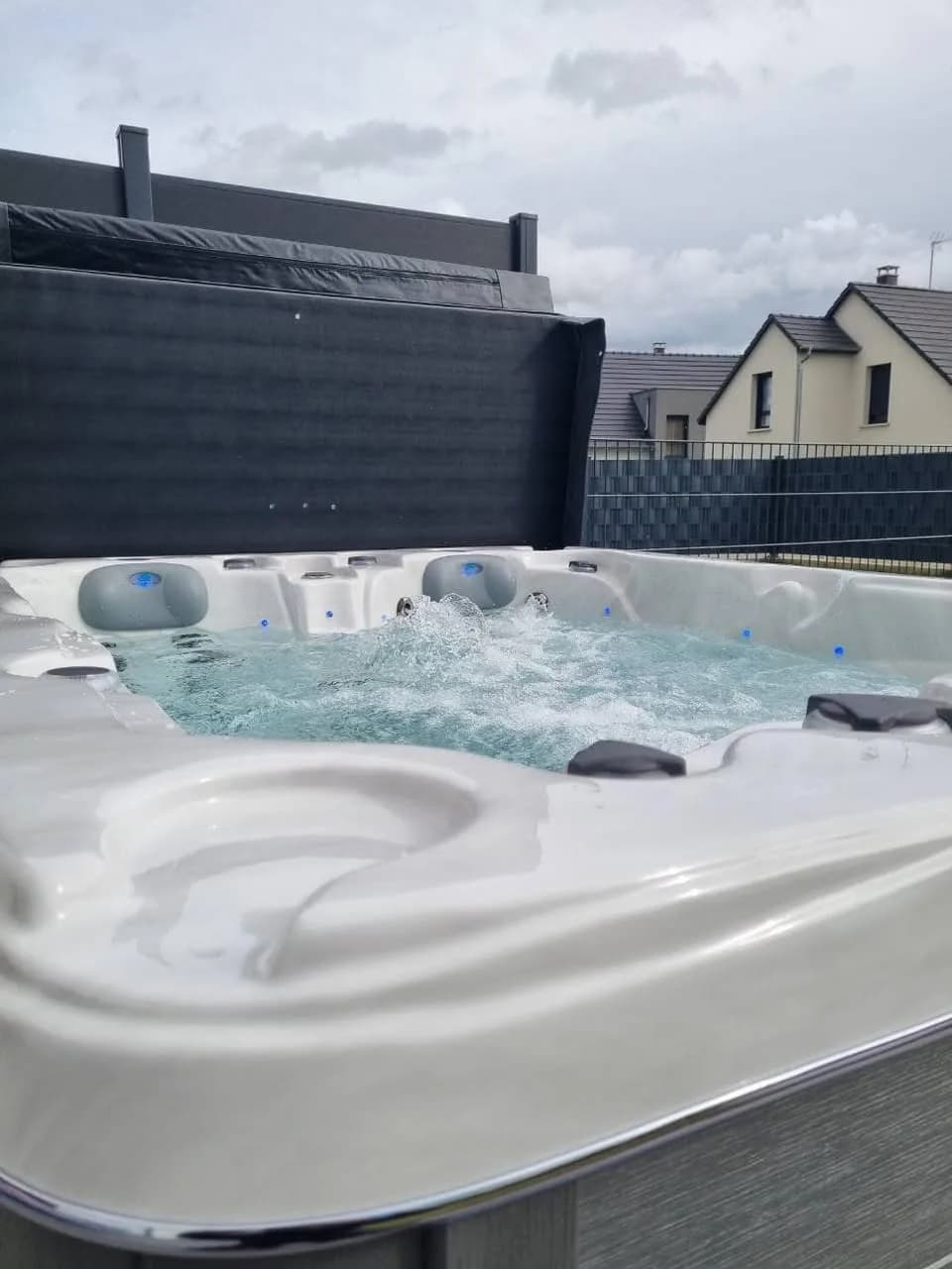 Installation d'un spa Montana à Weyersheim, autre vue du chantier
