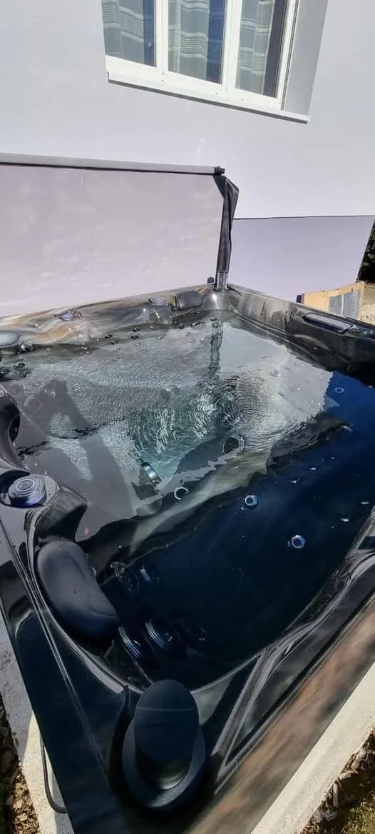 Installation d'un spa Onyx Full option à Rixheim, autre vue du chantier