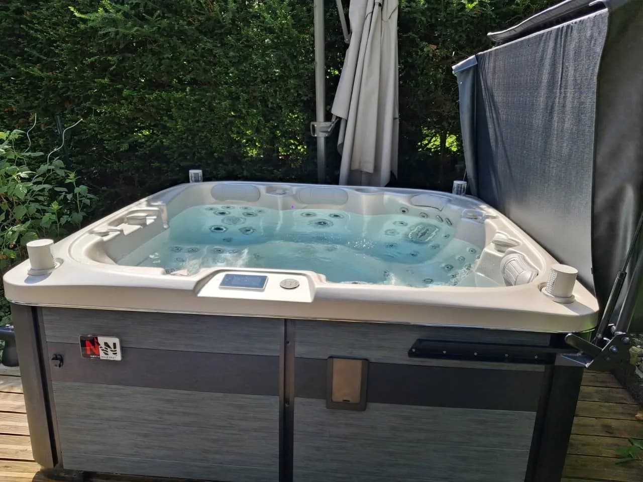 Installation d'un spa Øppland à Riedisheim, autre vue du chantier