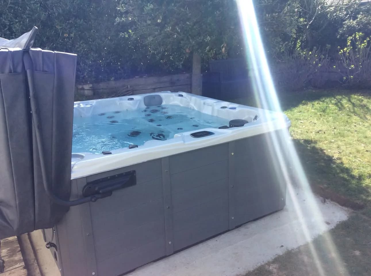 Installation d'un spa Ottawa à Arzon, autre vue du chantier