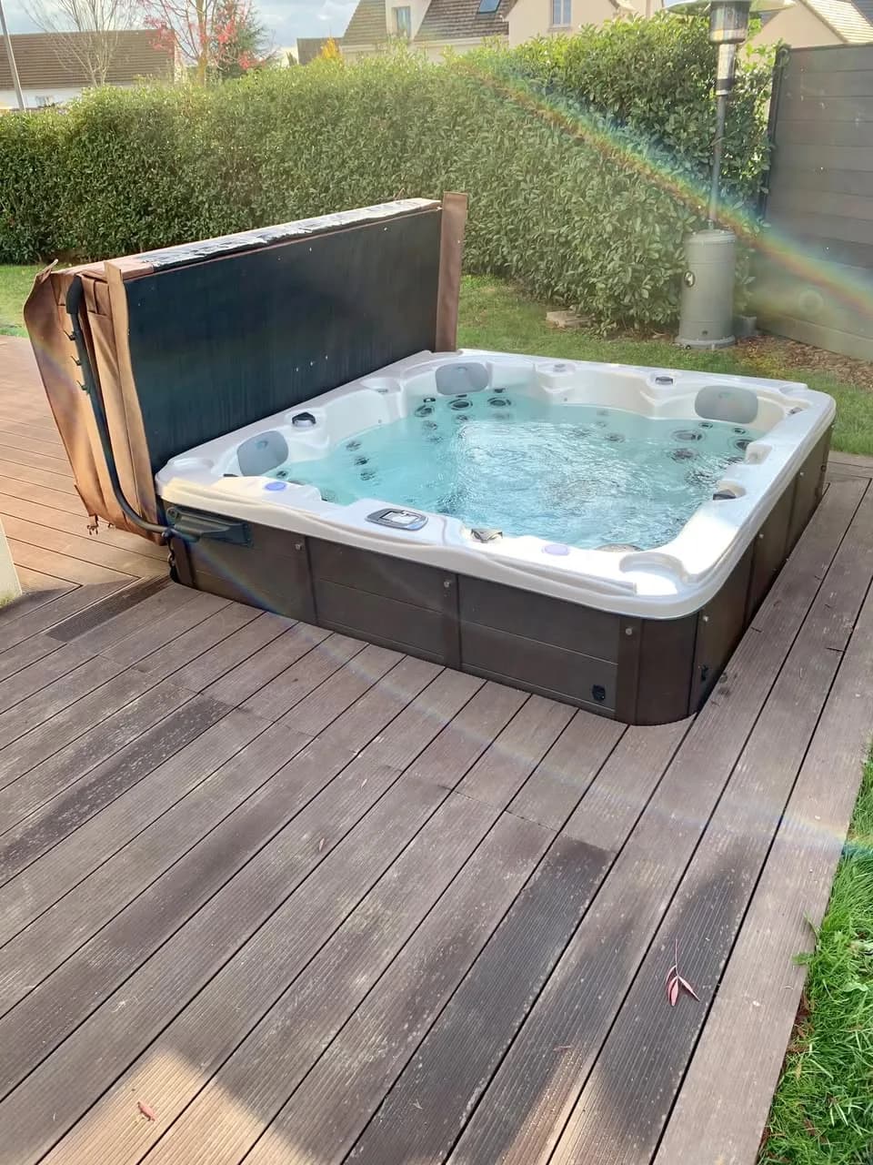 Installation d'un spa Ottawa à Beaune, autre vue du chantier