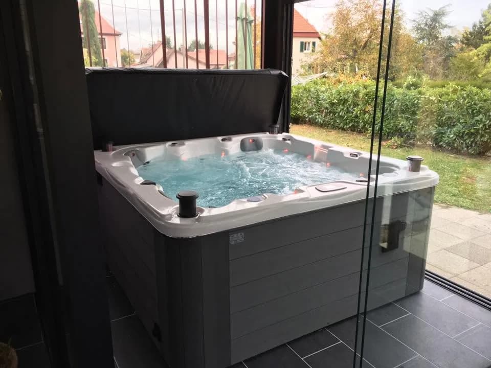 Installation d'un spa Ottawa Full option à Cernay, autre vue du chantier