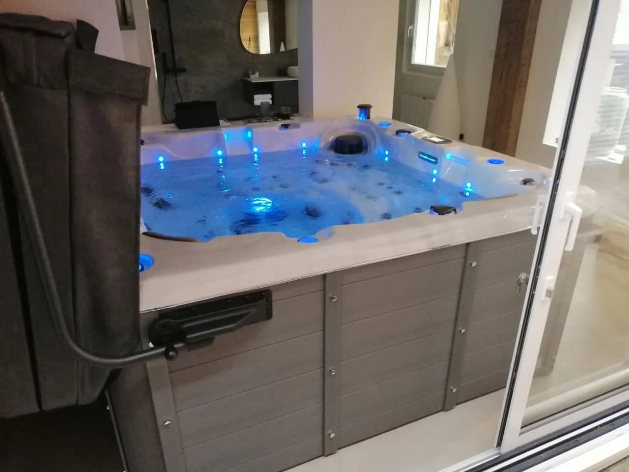 Installation d'un spa Ottawa Full option à Sierentz, autre vue du chantier